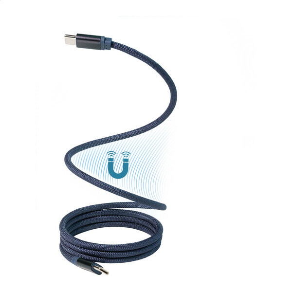 Magnetic 60W Usb-C Cable Magsle - Dark Blue
