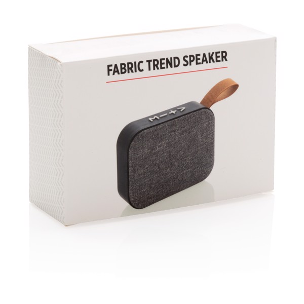 Fabric trend speaker - Anthracite / Black
