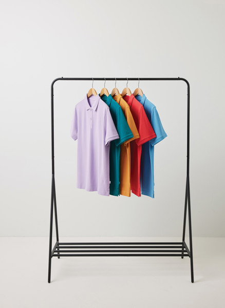 Polo en coton piqué et recyclé Iqoniq Yosemite - Lavender / XXS