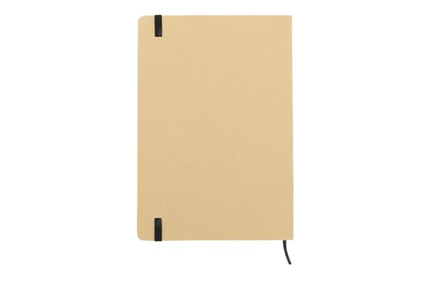 Cardboard notebook round corners A6 - Brown