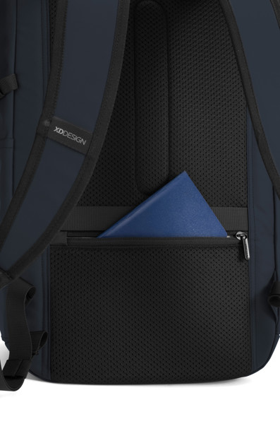 Sac à dos antivol et étanche Urban - Bleu Marine / Noir