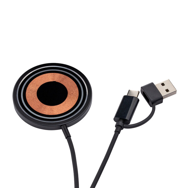 Chargeur sans fil magnétique COPPERNOVA - noir / 15 Watt