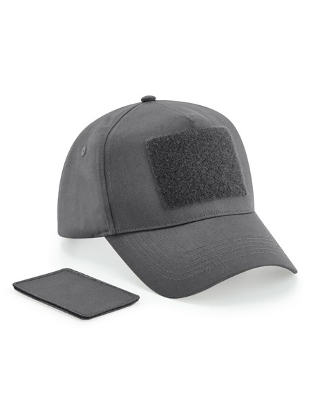 Removable Patch 5 Panel Cap - Graphite Grey
