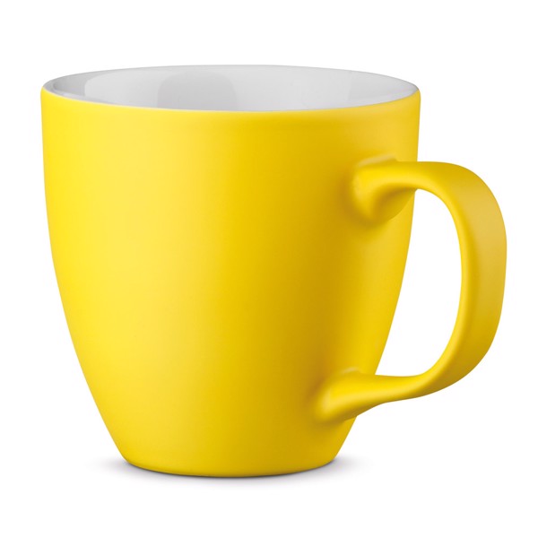 PANTHONY MAT. Porcelain mug 450 ml - Yellow