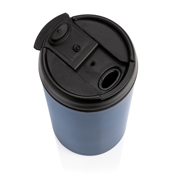 Mug Metro en acier inoxydable recyclé RCS - Bleu