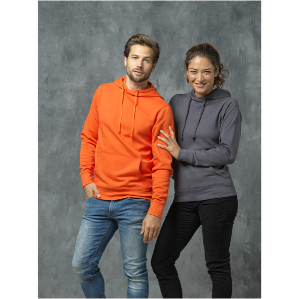 Felpa con cappuccio unisex Charon - Grigio melange / XS