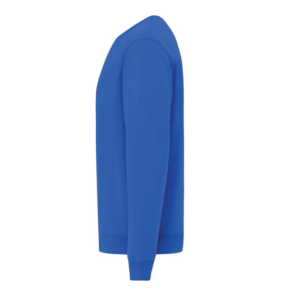 Sweater à col rond en coton recyclé IQONIQ Torla - Bleu Royal / XS