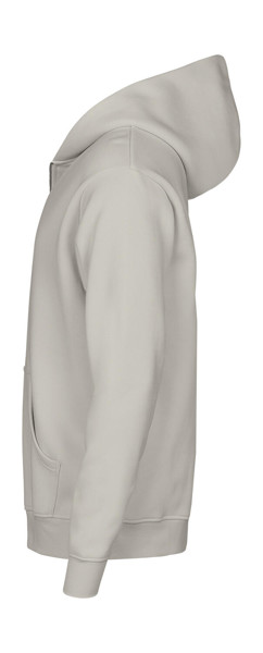 Unlabeled Hooded Full Zip Sweatshirt - Powder Grey / L