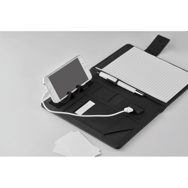 A5 mapa Powernoty, 4000 mAh power bank