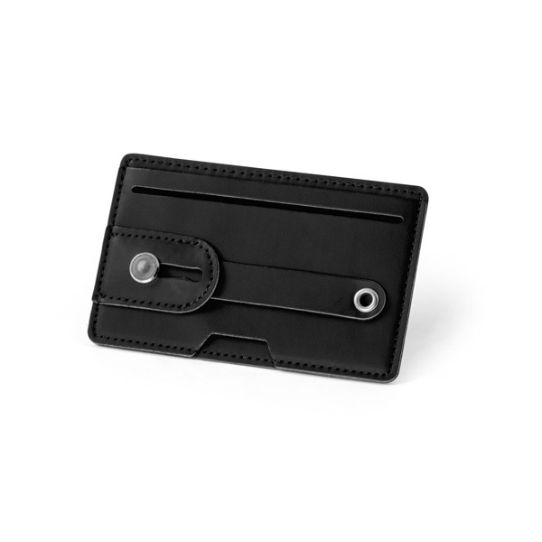FRANCK. RFID blocking card holder for smartphone - Black