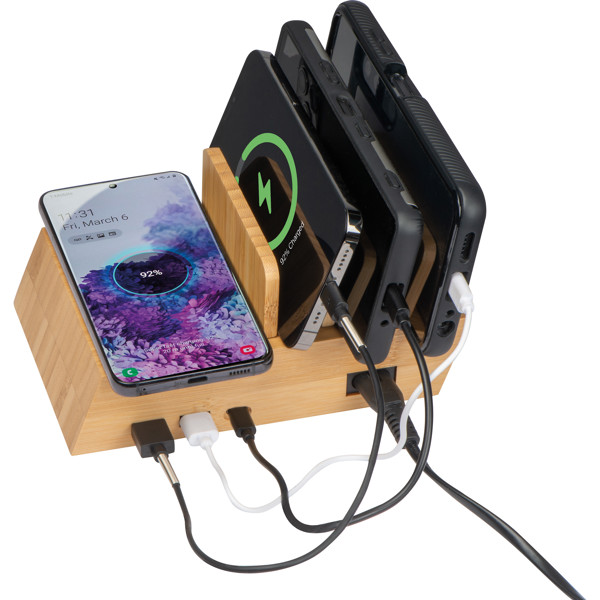 Charging station for 4 devices KENNETH - Beige