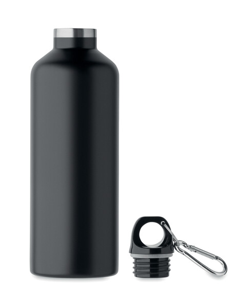 Dvojstenná fľaša 500 ml Carabi - Čierna
