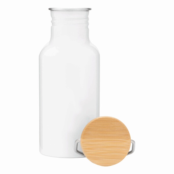 Aluminium Bottle Eco Transit - White
