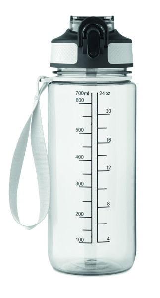 Sports bottle 700ml Enkel - Transparent
