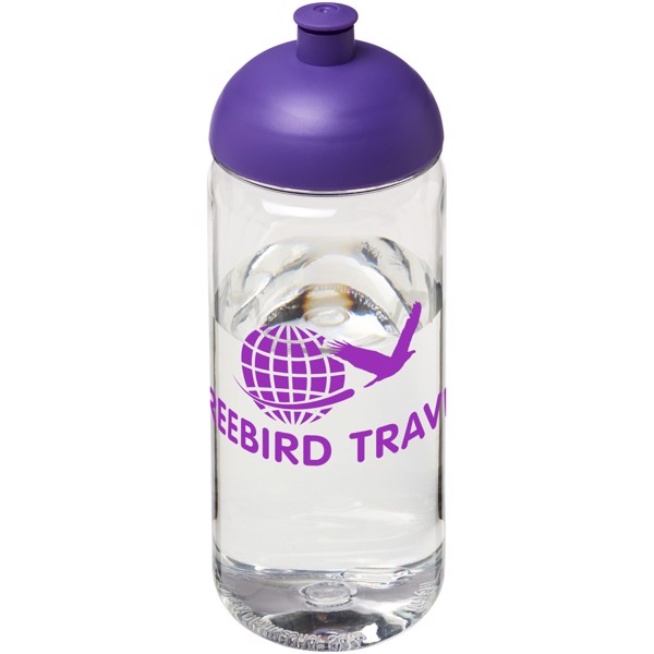 Sportovní láhev s kupolovitým víčkem Octave Tritan™ 600 ml - Průhledná / Purpurová