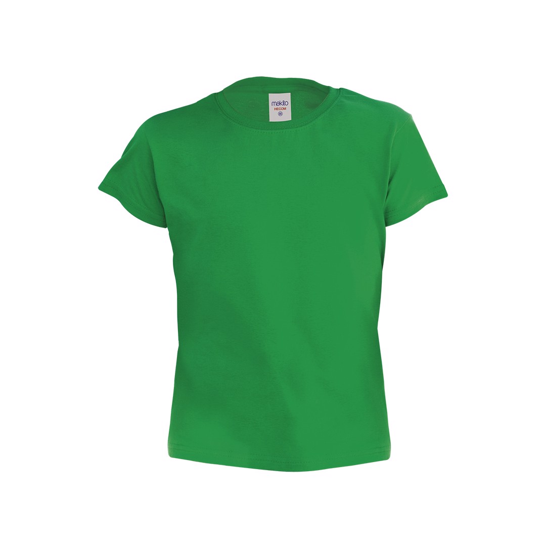 T-Shirt Criança Côr Hecom - Verde / 10-12