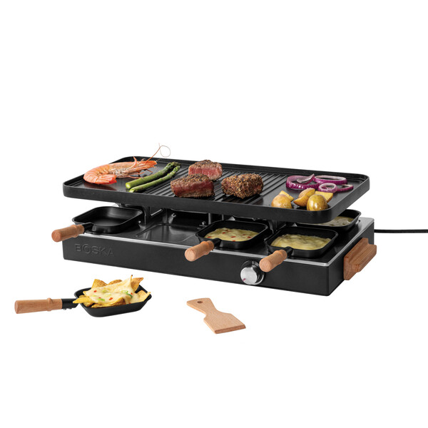 BOSKA Raclette Gourmet Party, 8 Person (EU Type F)