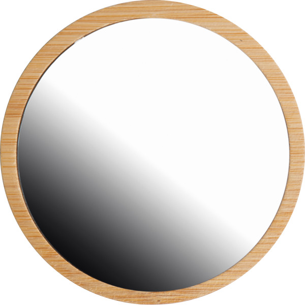 Bamboo makeup mirror LONGIN - Beige