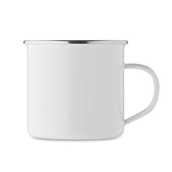 Plateado L enamel mug, 500 ml capacity