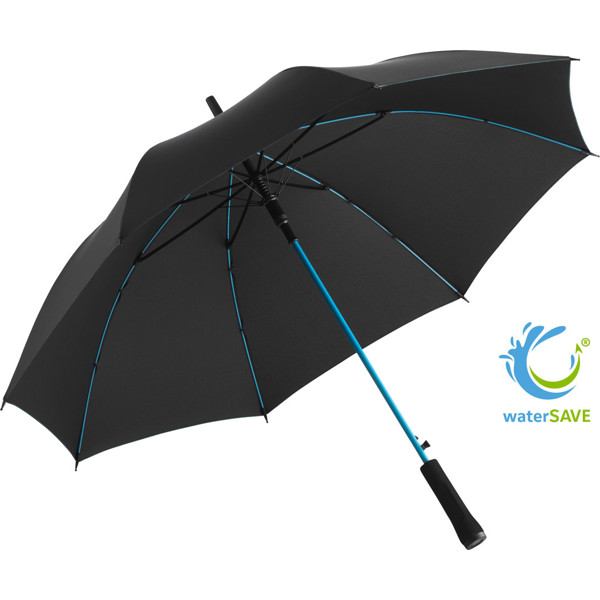 AC regular umbrella Colorline - Black-Petrol
