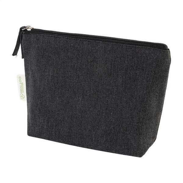Recycled Cotton Cosmetic Bag Cospex - Black