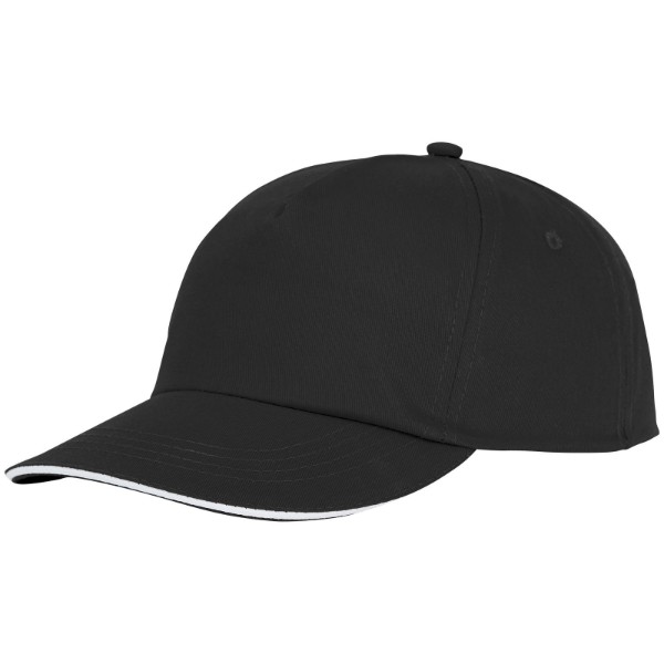 Styx 5 panel sandwich cap - Solid Black