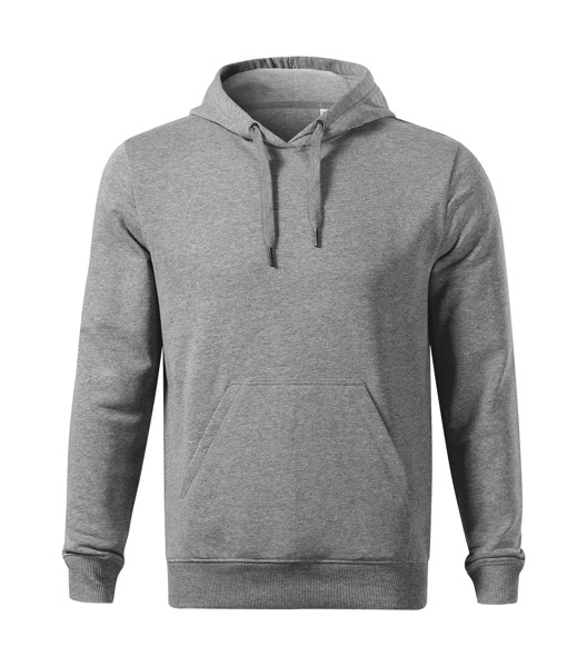 Mikina Pánská Malfini® Break - Tmavě Šedý Melír / 2XL