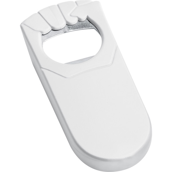 Bottle opener UGO - White