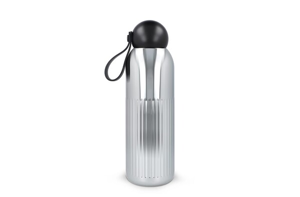 Sagaform Tekla steel bottle chrome (recycled) 500 ml