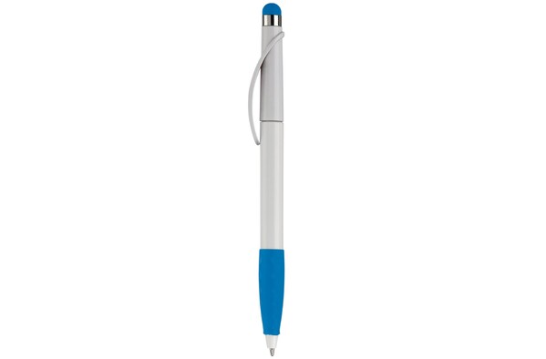 Cosmo stylus with grip - White / Light Blue