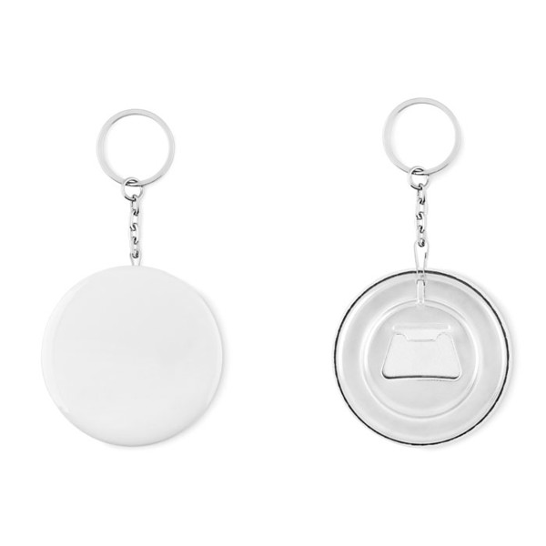 Badge Schlüsselanhänger Pin Flask