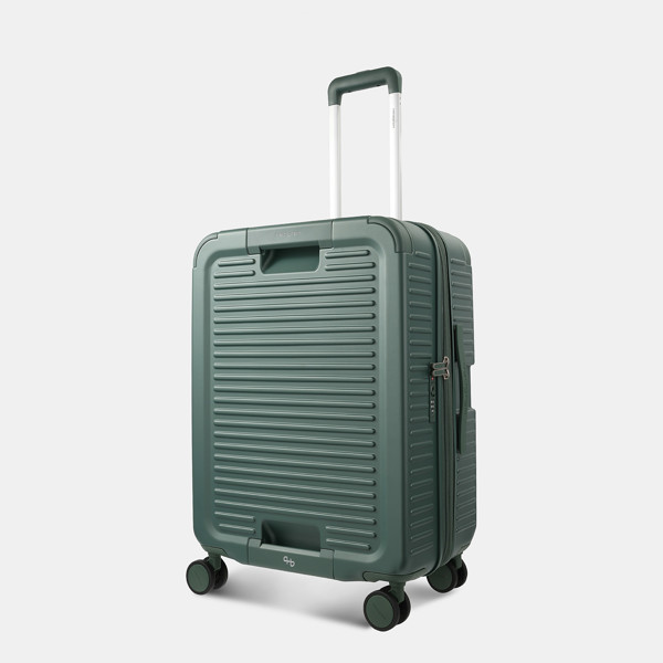YUNO M EXP | Troler mediu pentru check-in 65 cm extensibil + TSA - Hedgren - Duck Green