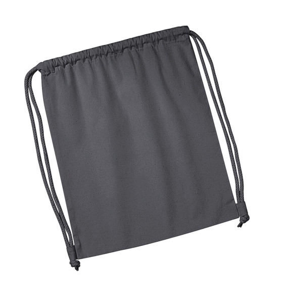 Organic Premium Cotton Gymsac - Graphite / ONE SIZE