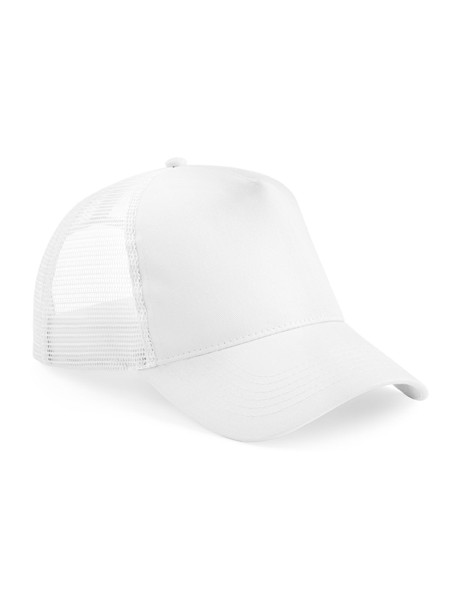 Junior Snapback Trucker - White / White