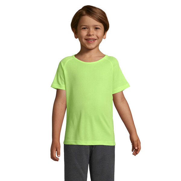 SPORTY T-SHIRT CRIANÇA 140g Sporty Kids - Amarelo FluoXL