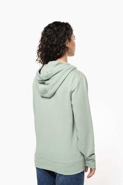 Unisex Eco-Friendly French Terry Zipped Hooded Sweatshirt - Black / 4XL