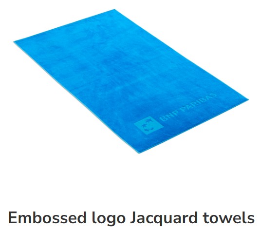 Jacquard towels - custom made
