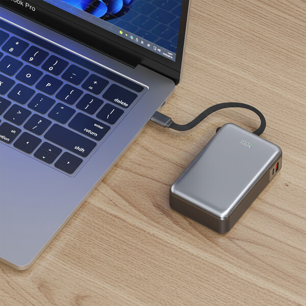 SHIBO - BATTERIE DE SECOURS CABLEE 65W - 20000mAh POUR PC, TABLETTES & SMARTPHONES