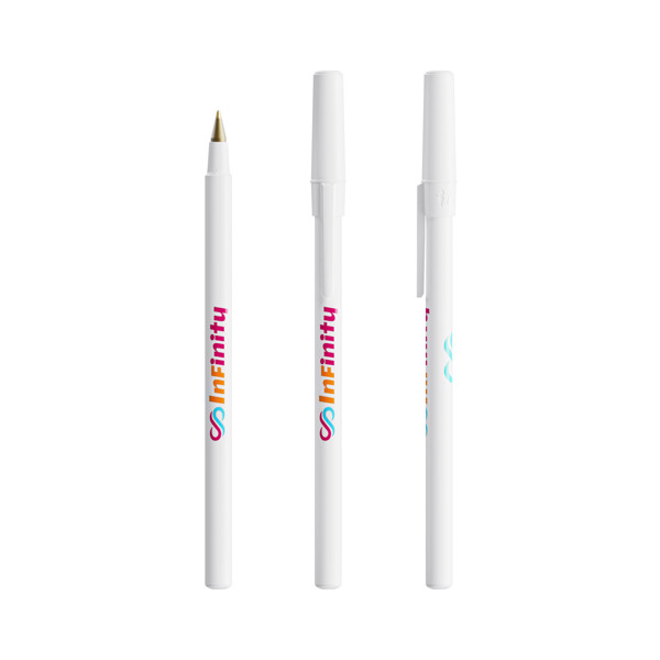 BIC® Round Stic® Kugelschreiber - Weiß