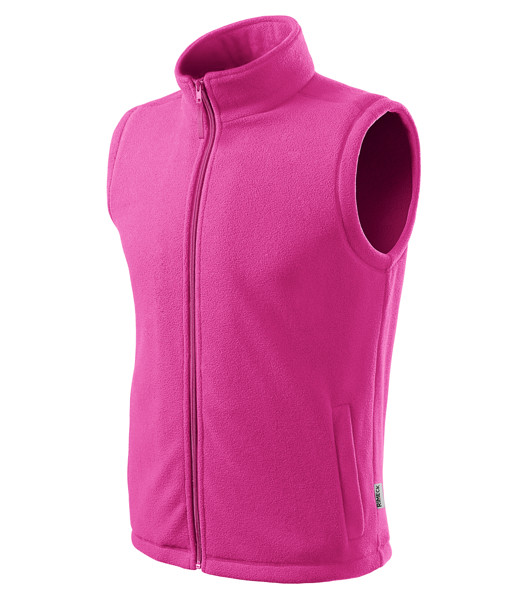 Fleece Vesta Unisex Rimeck® Next - Fuchsia Red / 2XL