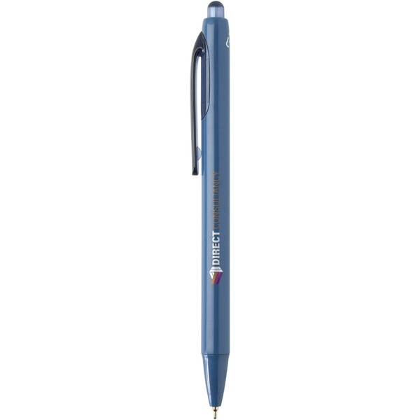 Glen RCS recycled bi-injected ballpoint pen (blue ink) - Ocean Blue