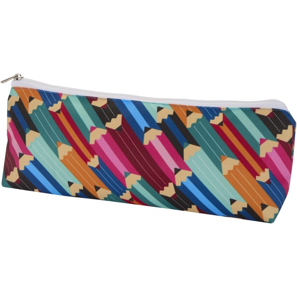 Ekki sublimation RPET pencil case - White