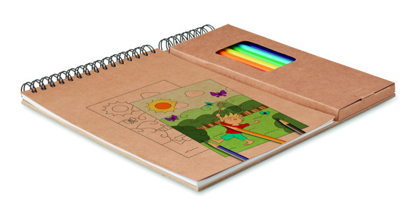 Set de coloriage avec bloc Colopad
