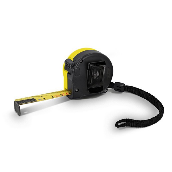MESURE : METRE RUBAN JAUNE 5 m X 19 mm COQUE PLASTIQUE - Jaune