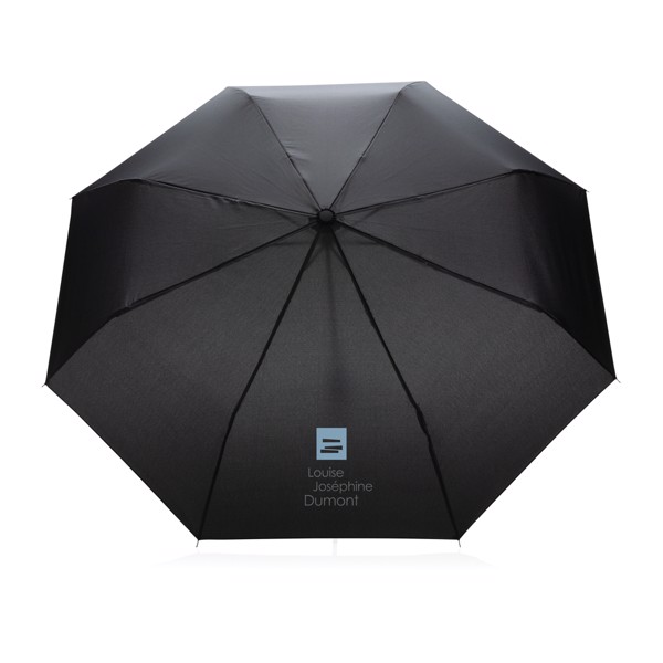 20,5" deštník Impact ze 190T RPET AWARE™ - Černá