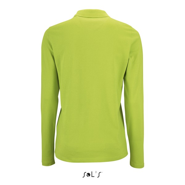Sol's Perfect Lsl Women - Μακρυμάνικο πουκάμισο πόλο Piqué - Apple Green / M