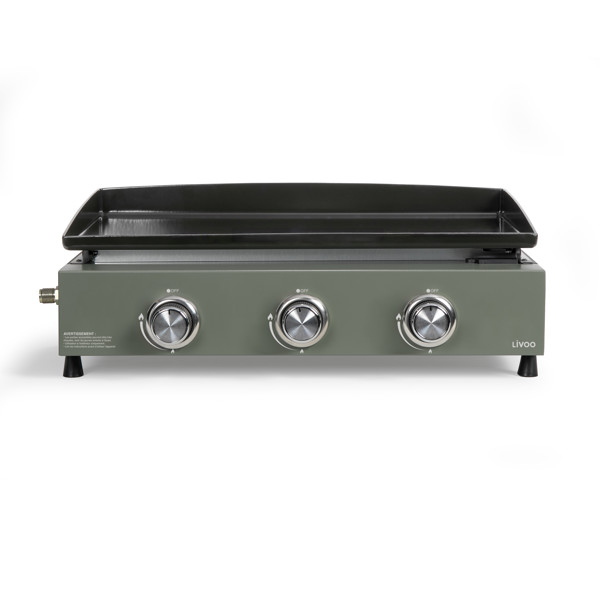 Plancha gaz 3 brûleurs