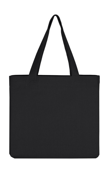 Canvas Wide Shopper Lh - Black / XL (49X39X12CM)