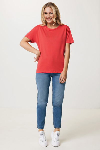 Dámské tričko IQONIQ Yala z recykl. bavlny - Luscious Red / XXS