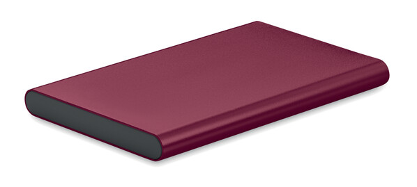 Power Bank 4000 mAh typ C Powerflat C - Burgundia